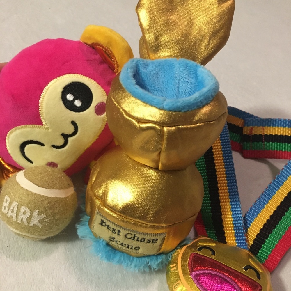 3 BarkBox Dog Plush Toys